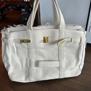 Boatkin Cream Tote Bag